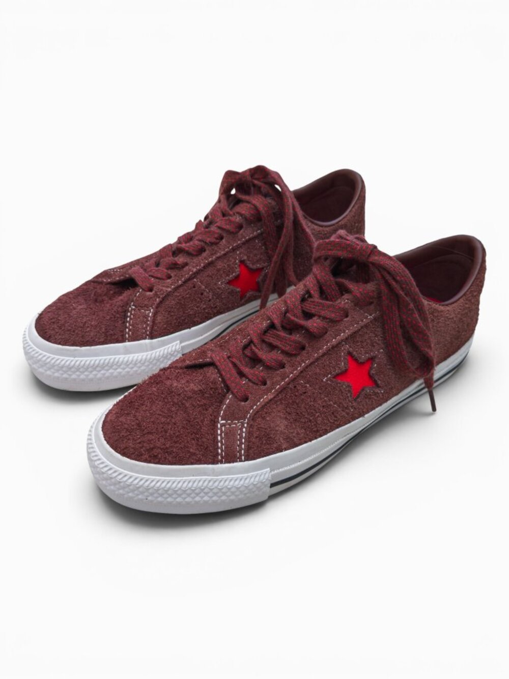 Converse One Star Pro Suede Sneakers – Maroon/Red – Unisex 8.5